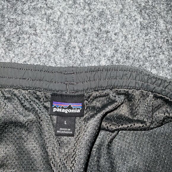 Patagonia Shorts Mens Size L Grey Baggies Swim Trunks Lined Outdoors Hiking - Picture 2 of 12